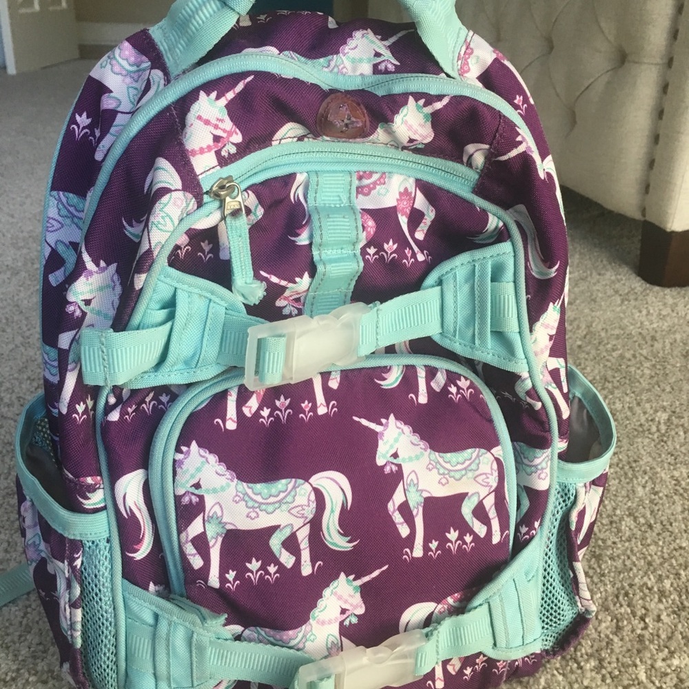 Pottery barn unicorn small backpack